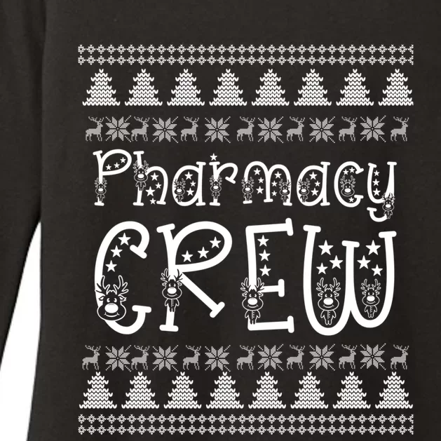 Pharmacy Christmas Gift For Pharmacy Tech Pharmacy Crew Cute Gift Womens CVC Long Sleeve Shirt