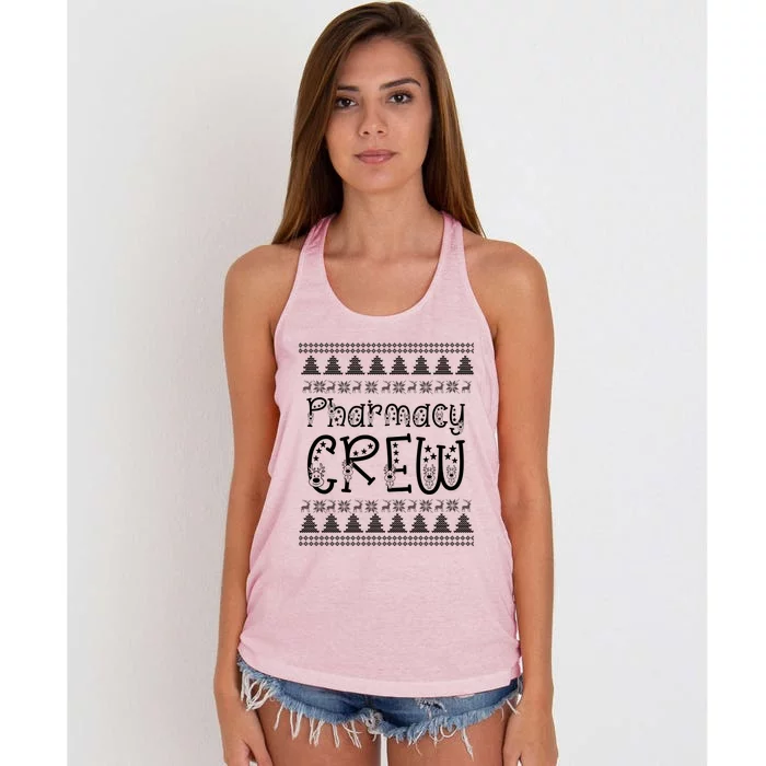 Pharmacy Christmas Gift For Pharmacy Tech Pharmacy Crew Cute Gift Women's Knotted Racerback Tank