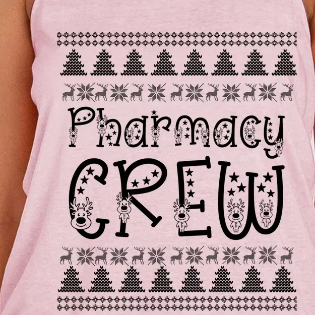 Pharmacy Christmas Gift For Pharmacy Tech Pharmacy Crew Cute Gift Women's Knotted Racerback Tank