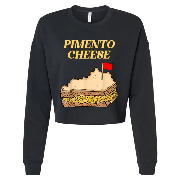 Pimento Cheese Golf Cropped Pullover Crew