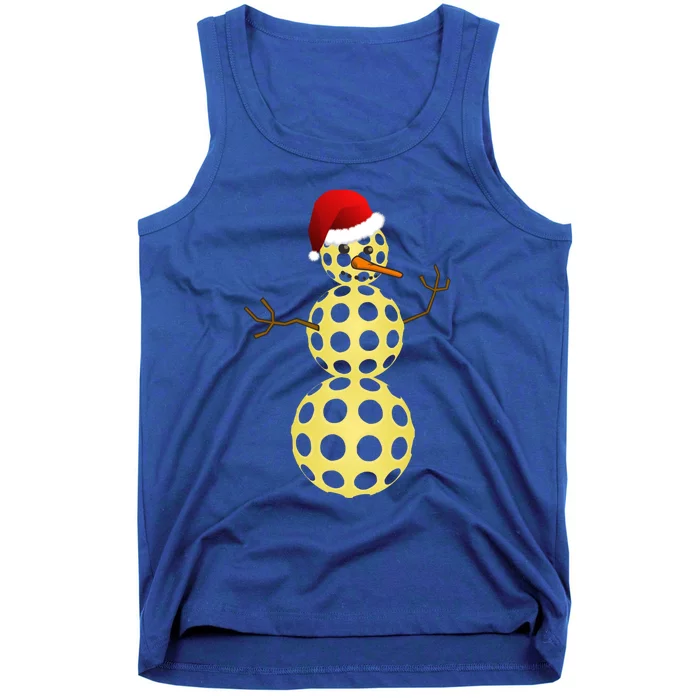 Pickleball Christmas Gift Funny Pickleball Snow Gift Great Gift Tank Top