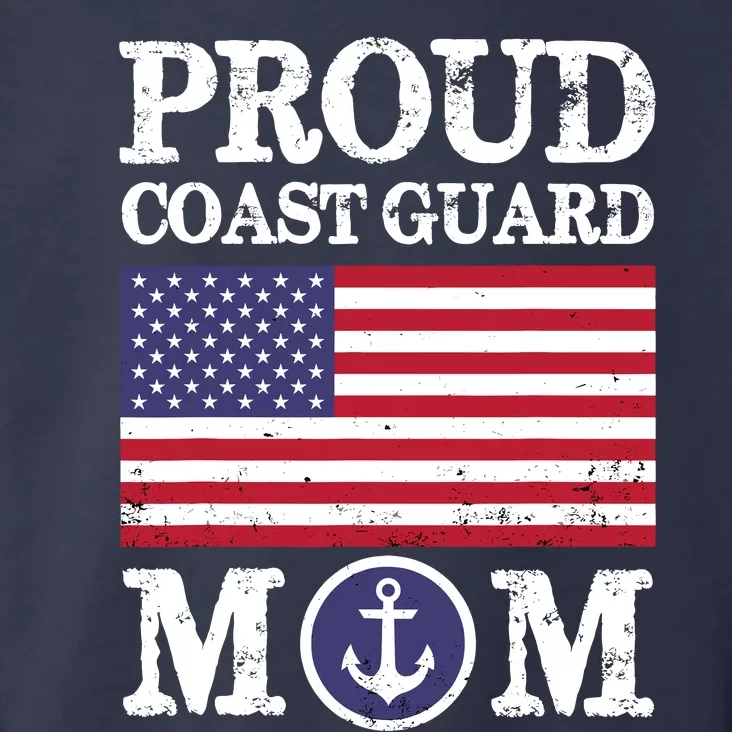 Proud Coast Guard Mom MotherS Day Toddler Hoodie