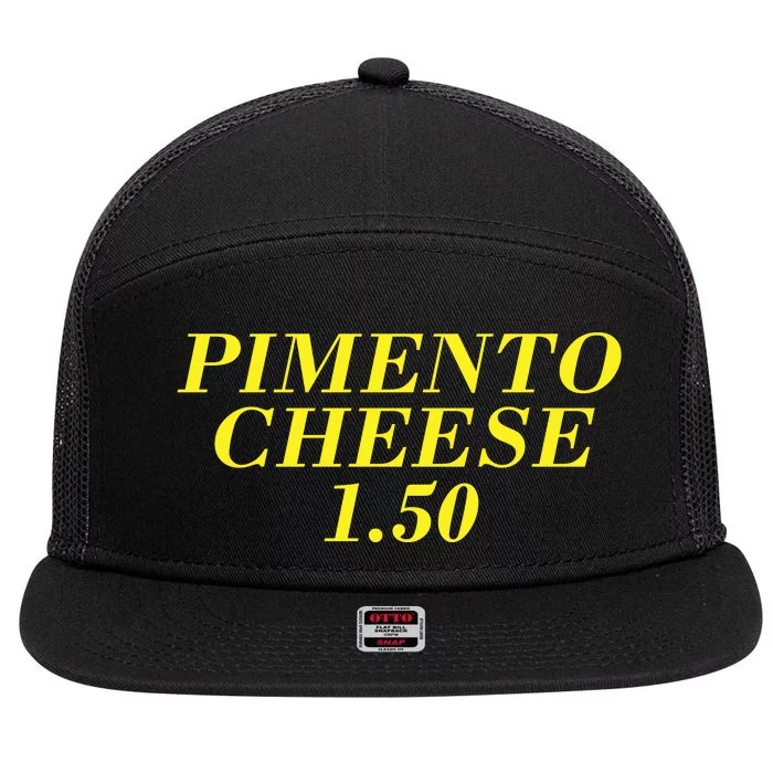 Pimento Cheese Golf Dad 7 Panel Mesh Trucker Snapback Hat