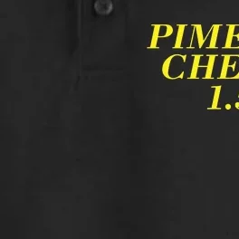 Pimento Cheese Golf Dad Dry Zone Grid Performance Polo