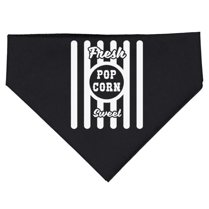 Popcorn Carnival Halloween Cinema USA-Made Doggie Bandana