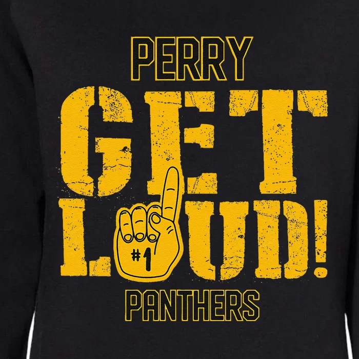 Perry County High School Get Loud Vikings Womens California Wash Sweatshirt