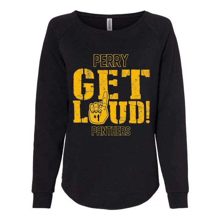 Perry County High School Get Loud Vikings Womens California Wash Sweatshirt