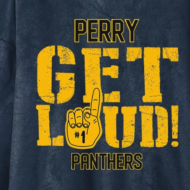 Perry County High School Get Loud Vikings Hooded Wearable Blanket