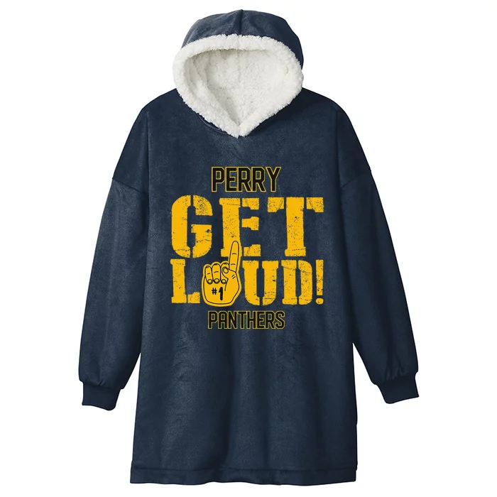 Perry County High School Get Loud Vikings Hooded Wearable Blanket