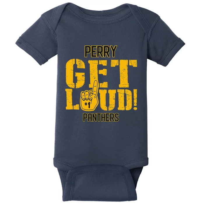 Perry County High School Get Loud Vikings Baby Bodysuit