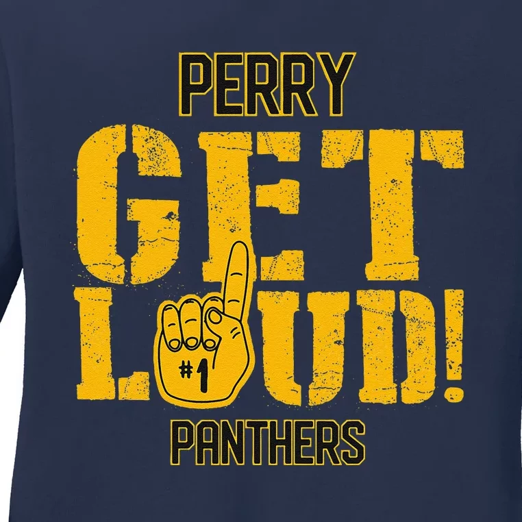 Perry County High School Get Loud Vikings Ladies Long Sleeve Shirt