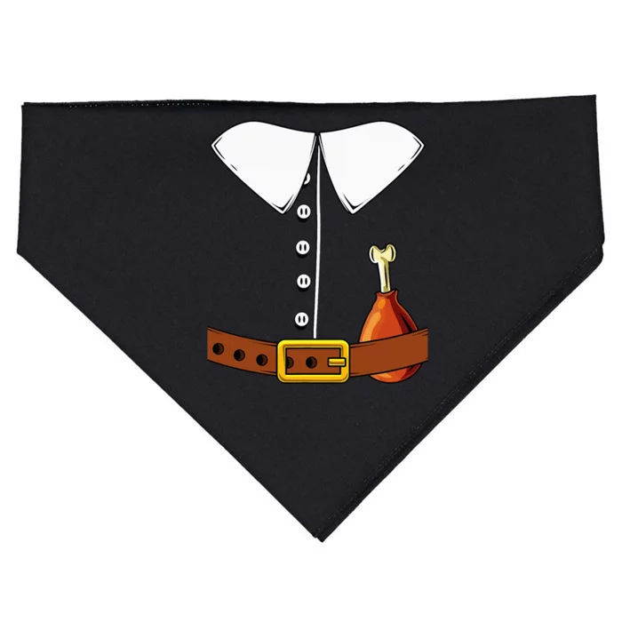 Pilgrim Costume Hat Colonist Thanksgiving USA-Made Doggie Bandana