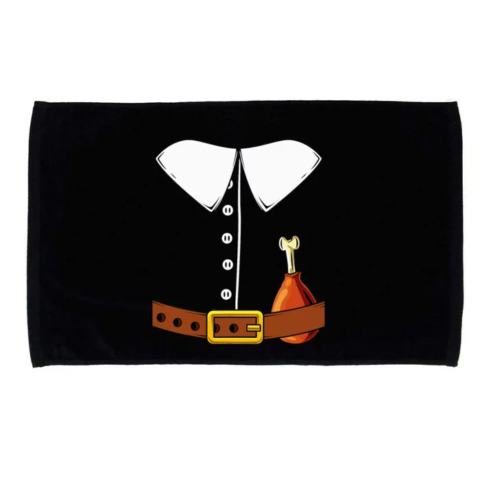 Pilgrim Costume Hat Colonist Thanksgiving Microfiber Hand Towel