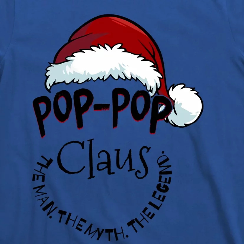 Poppop Claus Happy New Santa Claus Christmas Myth Legend Cute Gift T-Shirt