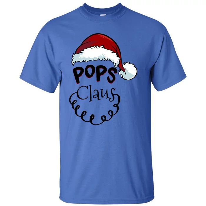 Pops Claus Happy New Santa Claus Family Christmas Gift Tall T-Shirt