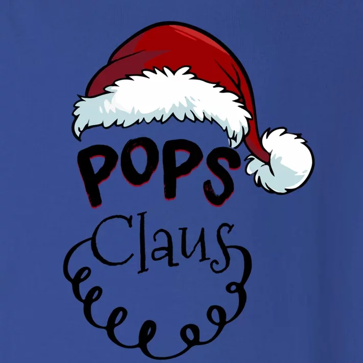 Pops Claus Happy New Santa Claus Family Christmas Gift Toddler Long Sleeve Shirt