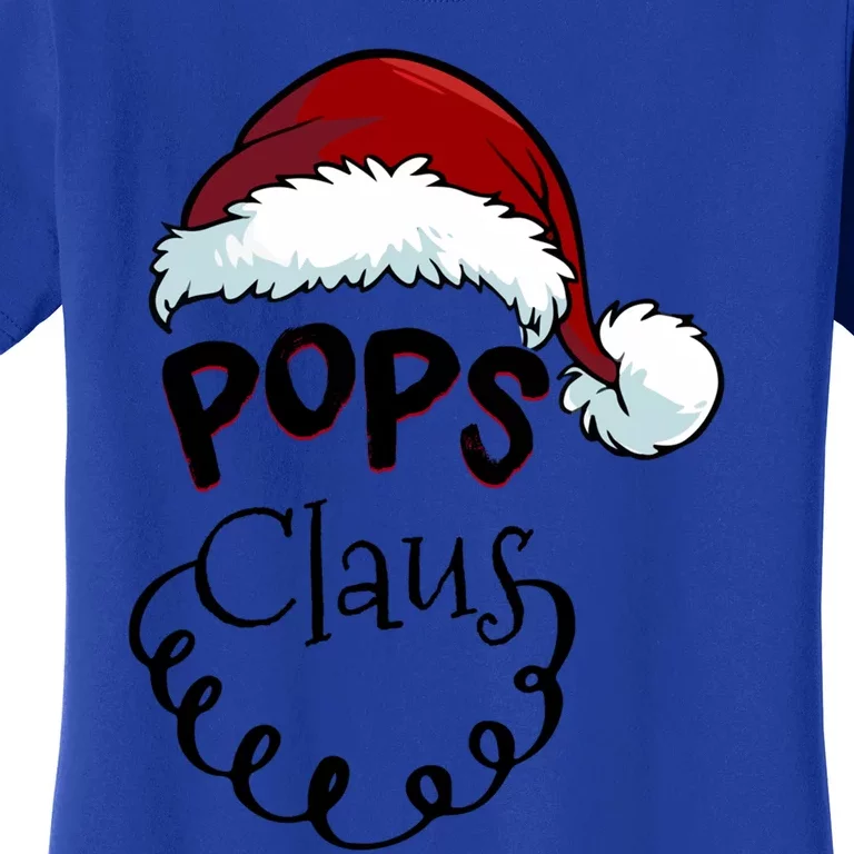 Pops Claus Happy New Santa Claus Family Christmas Gift Women's T-Shirt