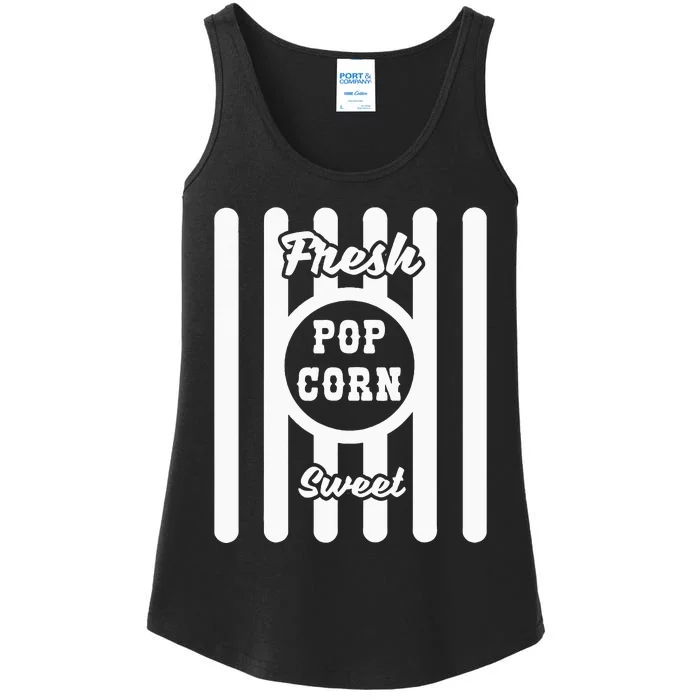 Popcorn Carnival Halloween Costume Cinema Ladies Essential Tank