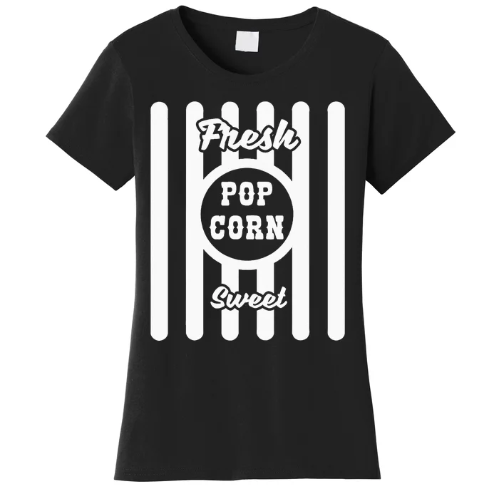 Popcorn Carnival Halloween Costume Cinema Women's T-Shirt