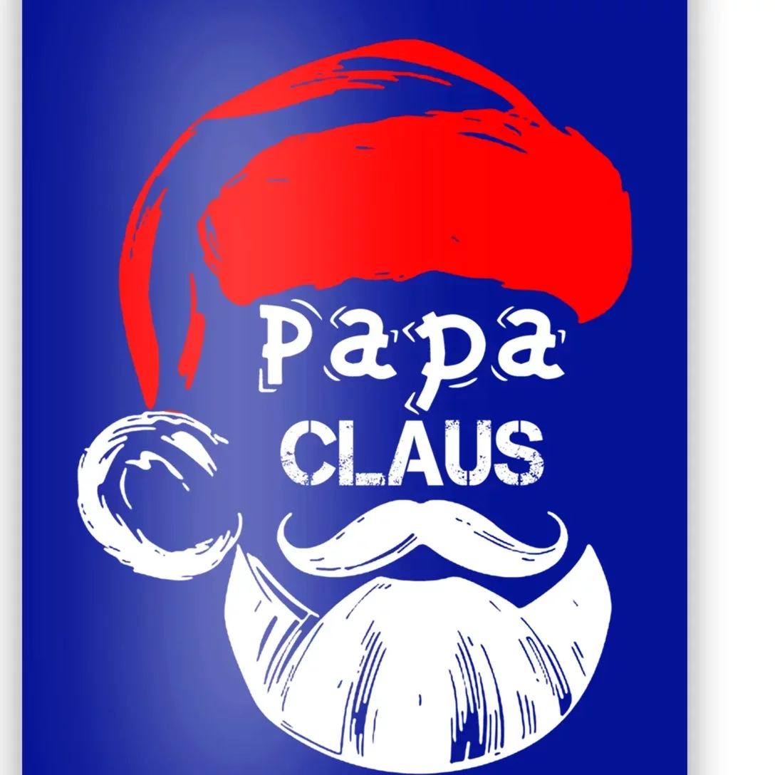 Papa Claus Happy Santa Claus Family New Christmas Funny Gift Poster