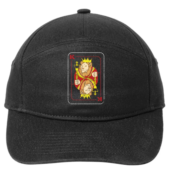 Poker Card Horoscope Zodiac Leo 7-Panel Snapback Hat