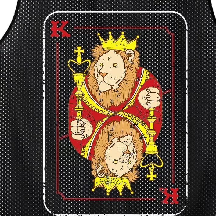 Poker Card Horoscope Zodiac Leo Mesh Reversible Basketball Jersey Tank