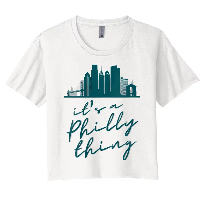 Philadelphia Citizen | It's A Philly Thing Women's Crop Top Tee