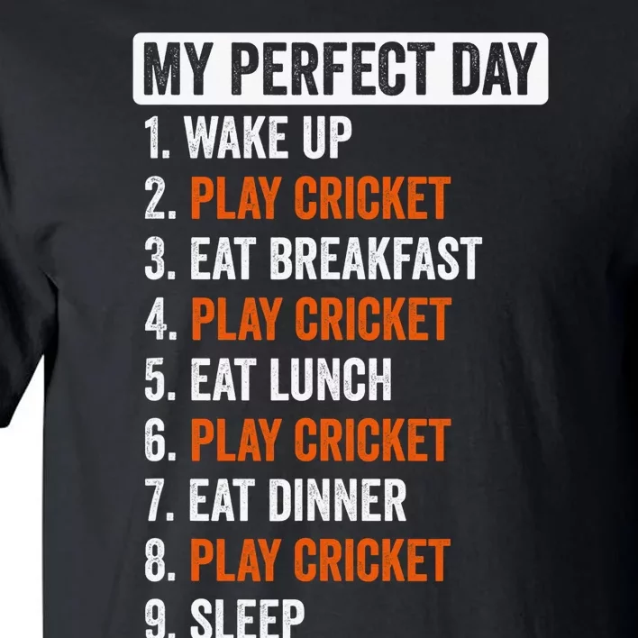 Playing Cricket Is My Therapy Cricketer Cricket Player Tall T-Shirt