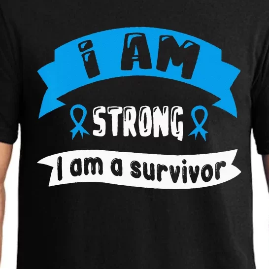 Prostate Cancer I Am Strong I Am A Survivor Pajama Set