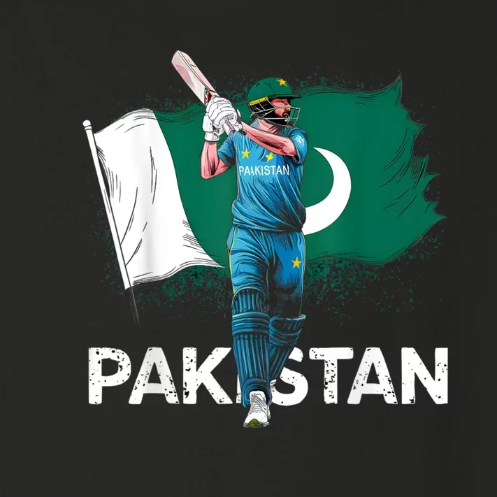 Pakistan Cricket Jersey 2024 Cricket Flag Of Pakistan Toddler Long Sleeve Shirt