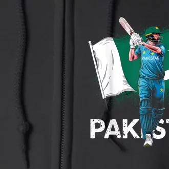 Pakistan Cricket Jersey 2024 Cricket Flag Of Pakistan Full Zip Hoodie