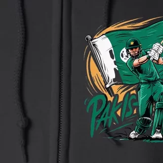 Pakistan Cricket Jersey 2024 Cricket Flag Of Pakistan Full Zip Hoodie