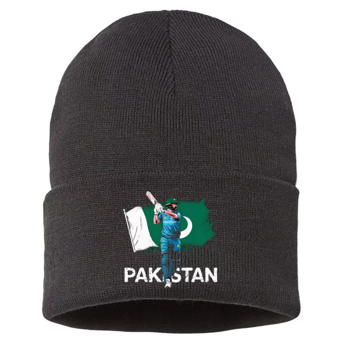 Pakistan Cricket Jersey 2024 Cricket Flag Of Pakistan Sustainable Knit Beanie