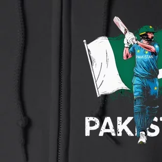 Pakistan Cricket Jersey 2024 Cricket Flag Of Pakistan Full Zip Hoodie