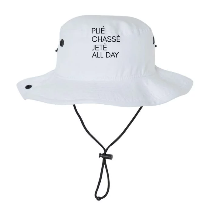 Plie Chasse Jete All Day Gift Fun Ballet Dance Quote Great Gift Legacy Cool Fit Booney Bucket Hat