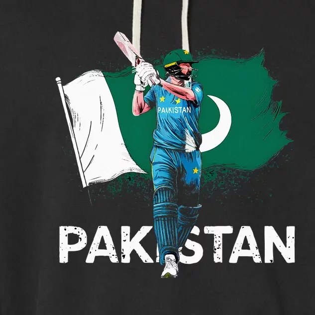 Pakistan Cricket Jersey 2024 Cricket Flag Of Pakistan Garment-Dyed Fleece Hoodie