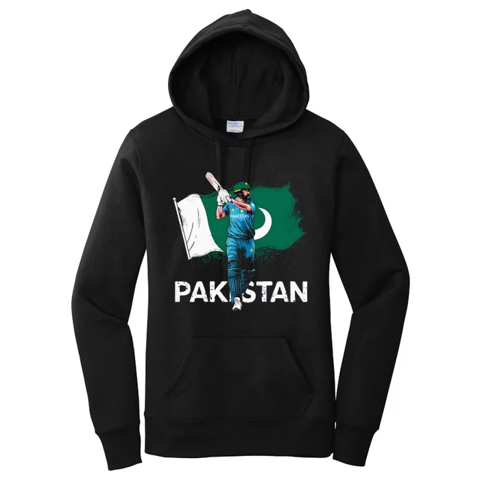 Pakistan Cricket Jersey 2024 Cricket Flag Of Pakistan Women's Pullover Hoodie