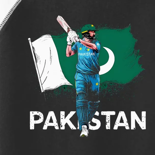 Pakistan Cricket Jersey 2024 Cricket Flag Of Pakistan Toddler Fine Jersey T-Shirt