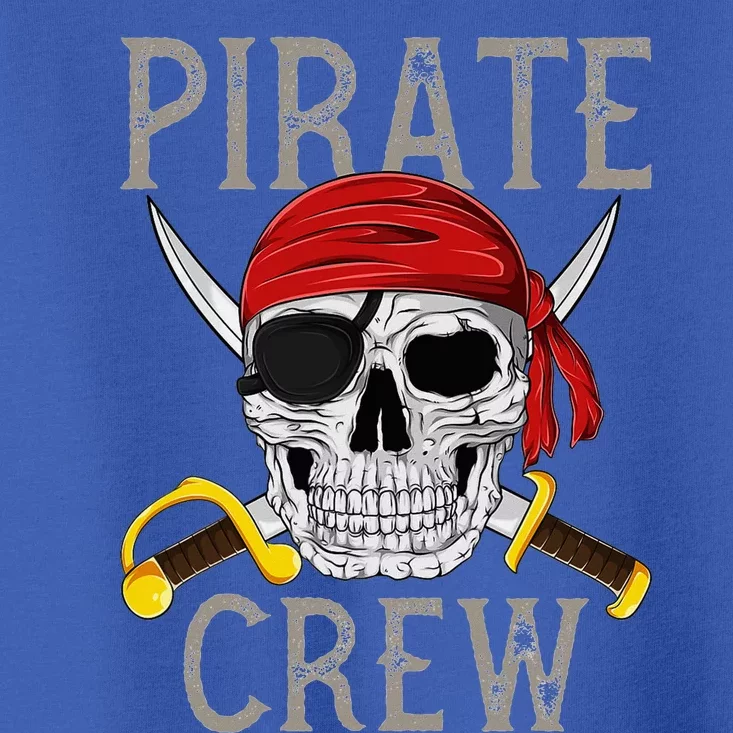 Pirate Crew Jolly Roger Flag Skull Family Matching Pirates Toddler T-Shirt