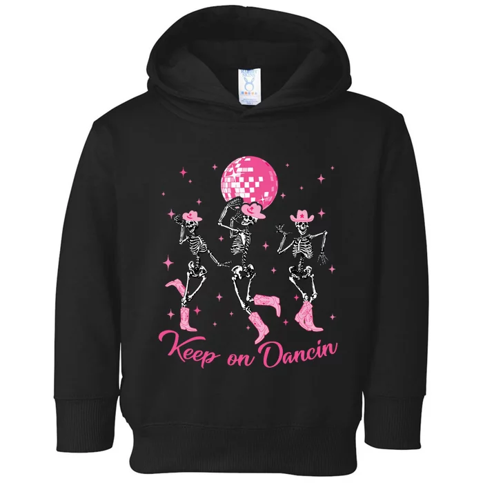 Pony Club Keep On Dancing Skeleton Cowgirl Toddler Hoodie