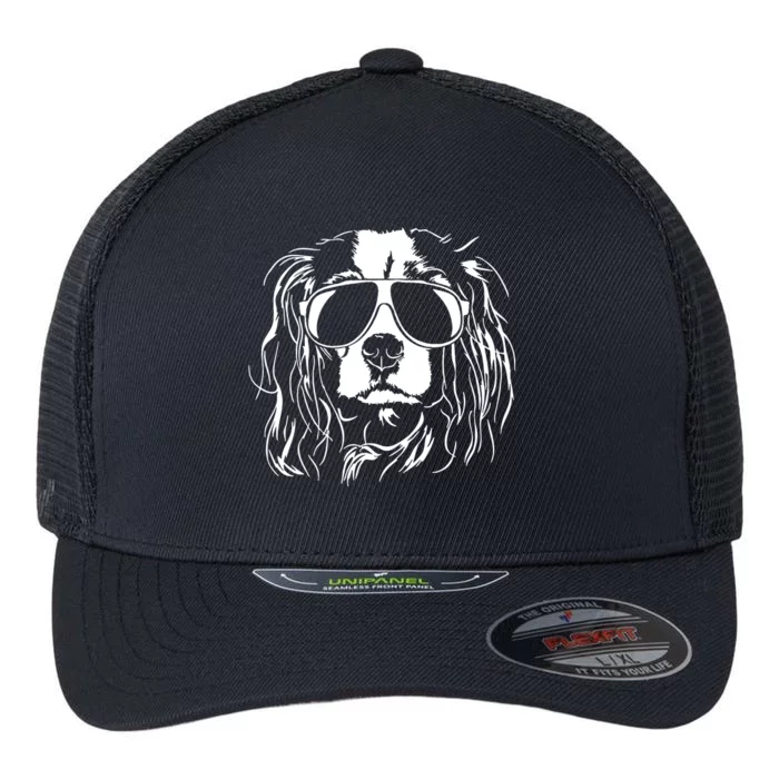 Proud Cavalier King Charles Spaniel Flexfit Unipanel Trucker Cap