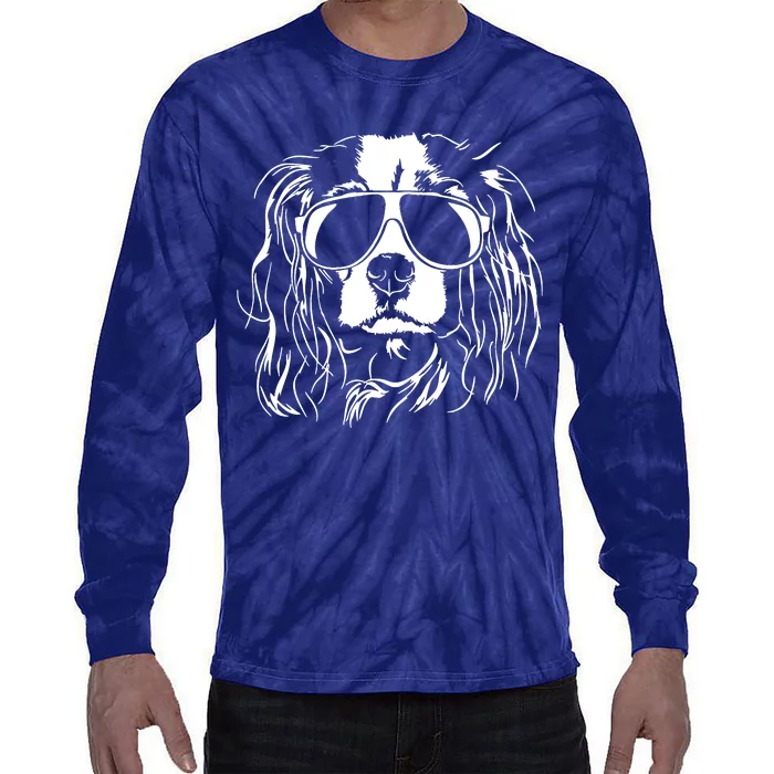 Proud Cavalier King Charles Spaniel Tie-Dye Long Sleeve Shirt