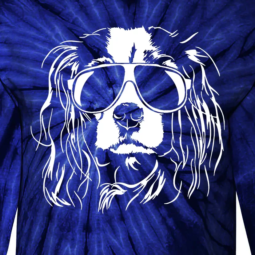 Proud Cavalier King Charles Spaniel Tie-Dye Long Sleeve Shirt