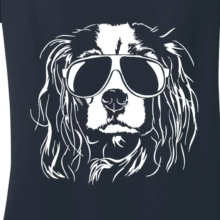 Proud Cavalier King Charles Spaniel Women's V-Neck T-Shirt