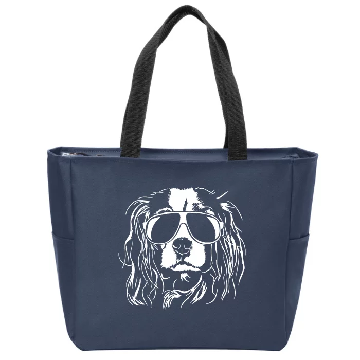 Proud Cavalier King Charles Spaniel Zip Tote Bag