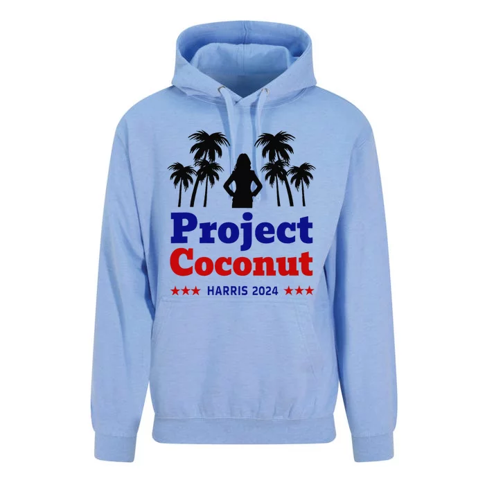 Project Coconut Kamala Harris 2024 Change Breaking Barriers Unisex Surf Hoodie