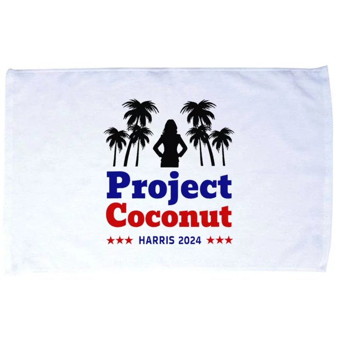 Project Coconut Kamala Harris 2024 Change Breaking Barriers Microfiber Hand Towel