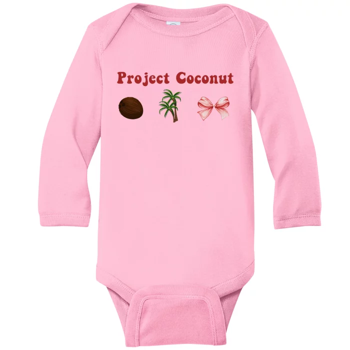 Project Coconut Kamala Harris Baby Long Sleeve Bodysuit