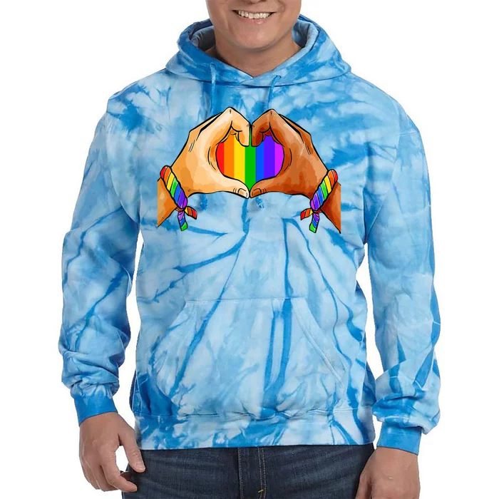 Pride Clothing Lgbt Rainbow Flag Heart Pride Month Tie Dye Hoodie