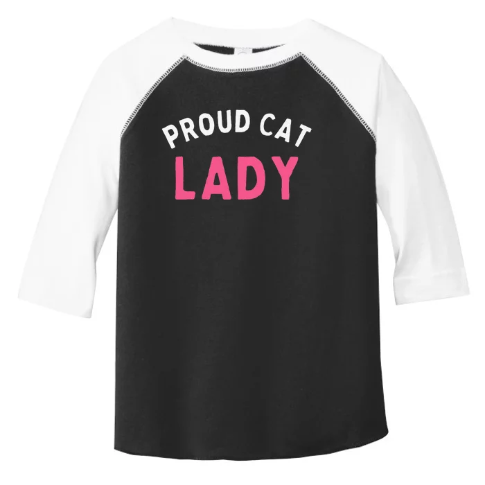 Proud Cat Lady Toddler Fine Jersey T-Shirt